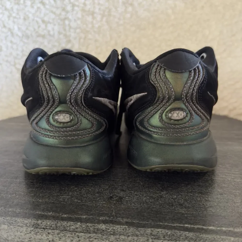 Nike Kids LeBron 21 Low Top‎ Lace-Up Sneaker Black Iron Grey Shoes Size 4Y